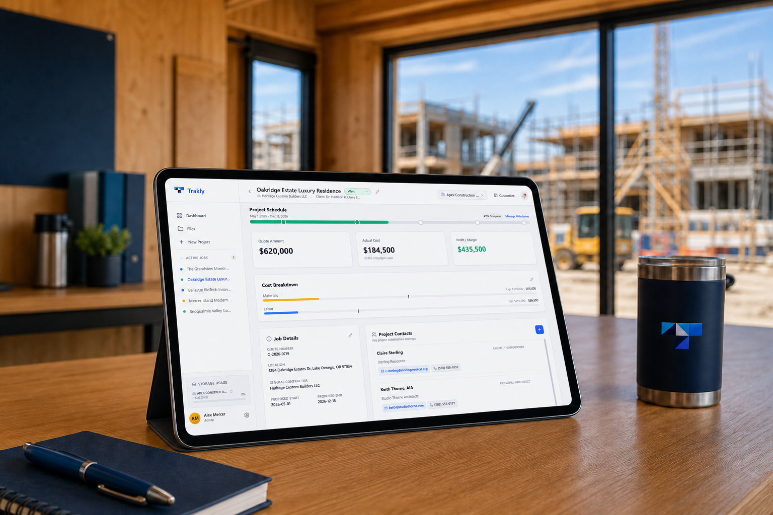 Trakly Schedule Dashboard